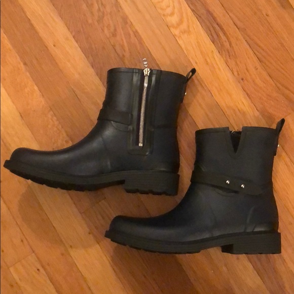 [rag & bone] Moto Rubber Rain Boots - Picture 5 of 8